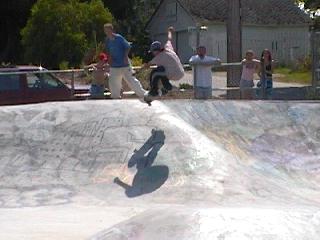 Bren: an ollie over the hip